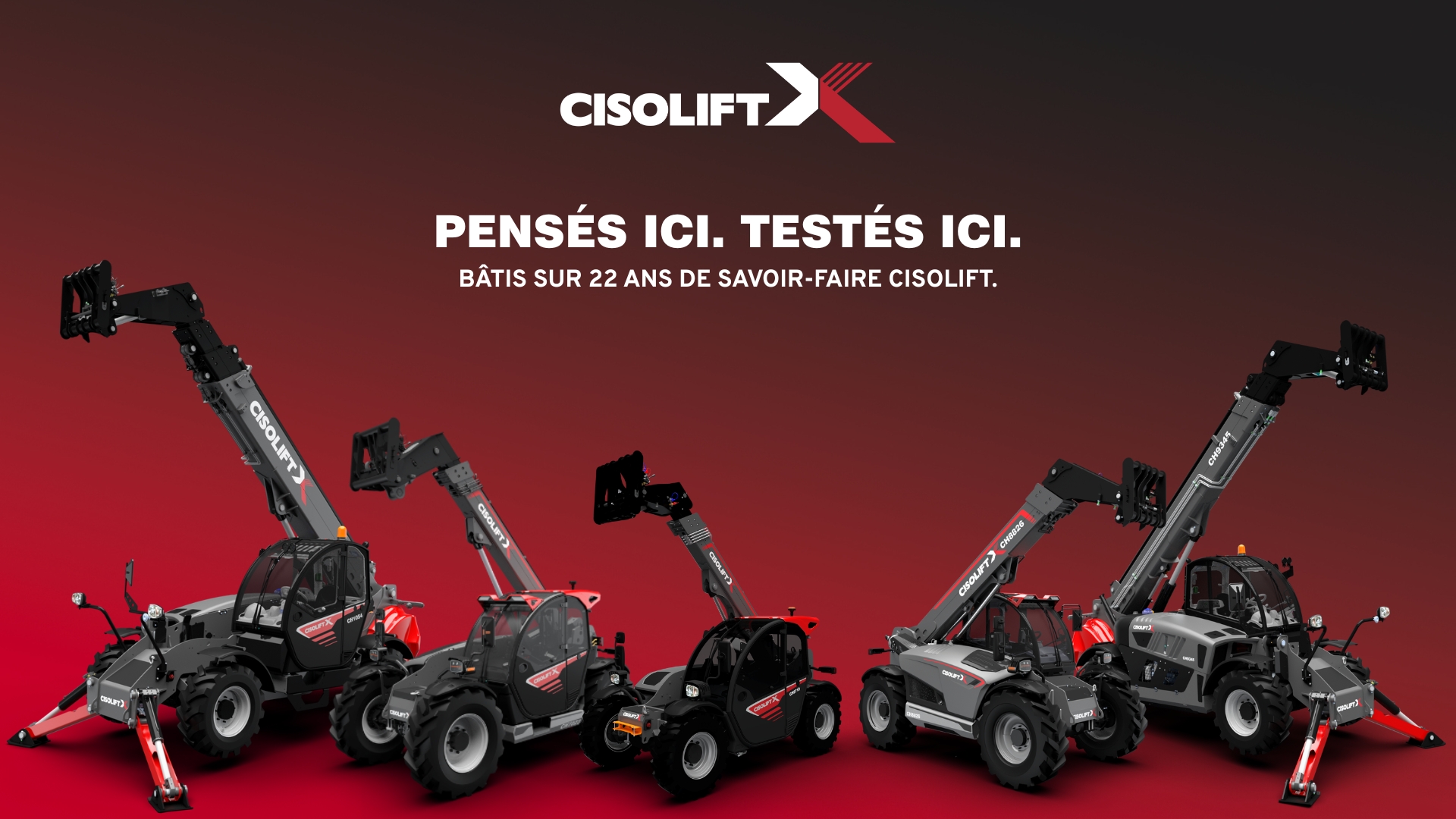 Une nouveauté signée Cisolift : des chariots télescopiques pensés pour vos chantiers